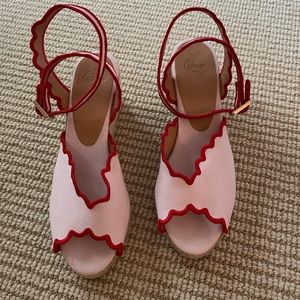 Pink and Red Castaner espadrilles